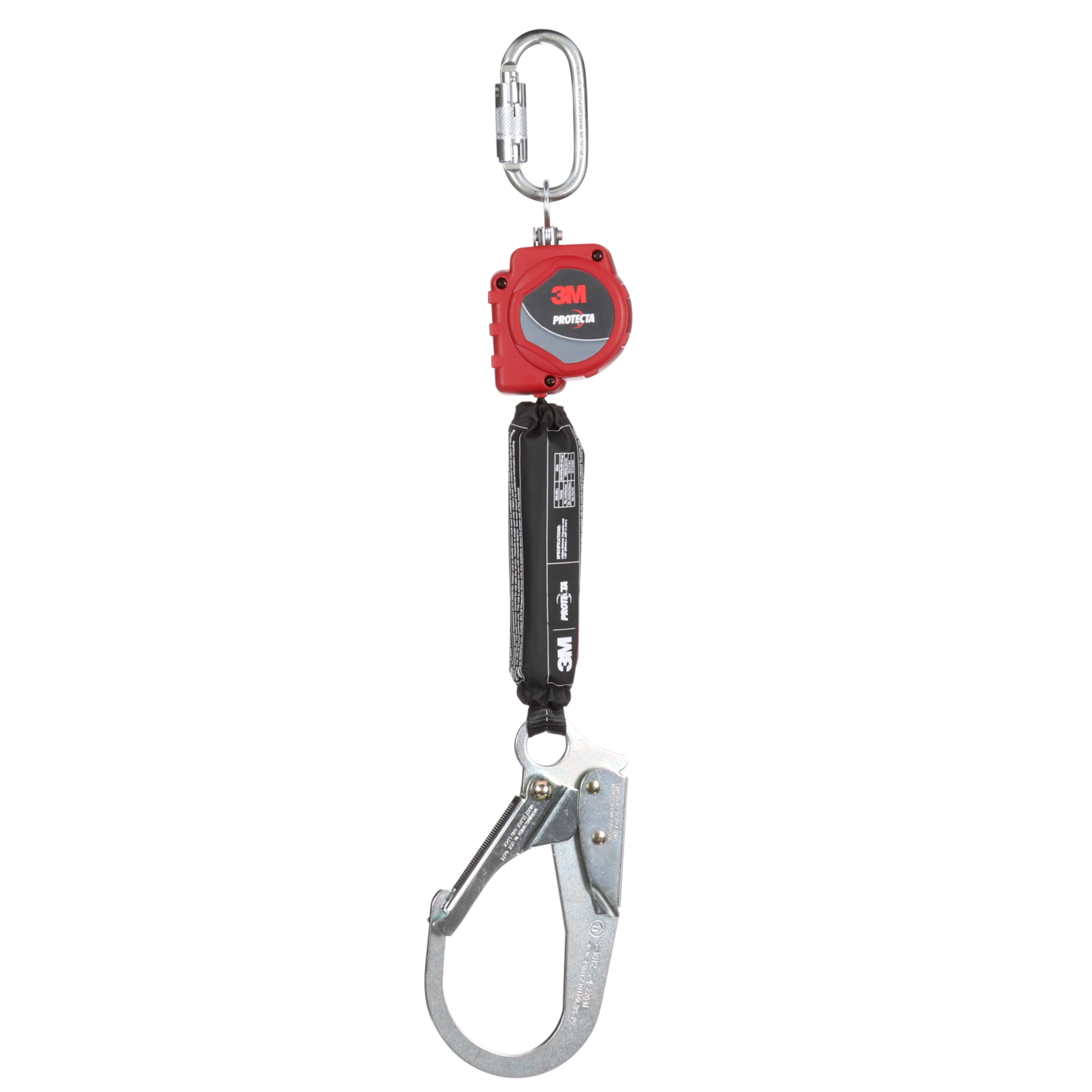 3M Protecta Self-Retracting Lifeline with Carabiner - Web - Steel Rebar Hook - 6ft - 3100508
