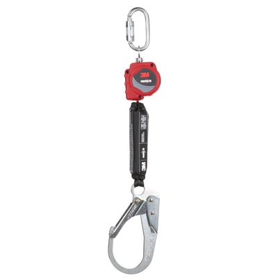 3M Protecta Self-Retracting Lifeline with Carabiner - Web - Steel Rebar Hook - 6ft - 3100508