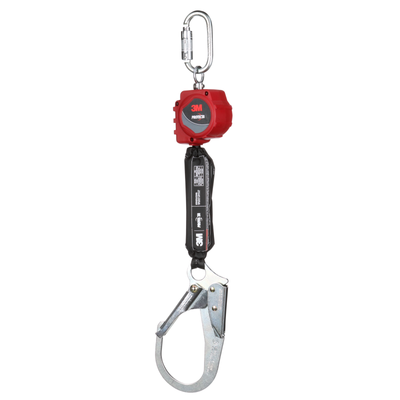 3M Protecta Self-Retracting Lifeline with Carabiner - Web - Steel Rebar Hook - 6ft - 3100508