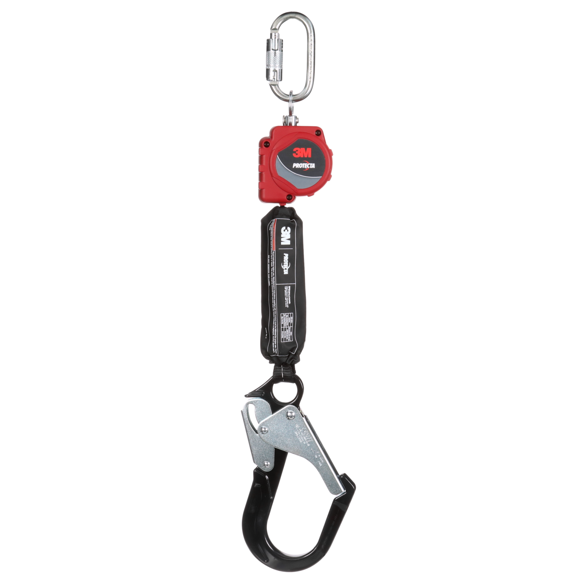 3M Protecta Self-Retracting Lifeline with Carabiner - Web - Aluminum Rebar Hook - 6 ft - 3100509