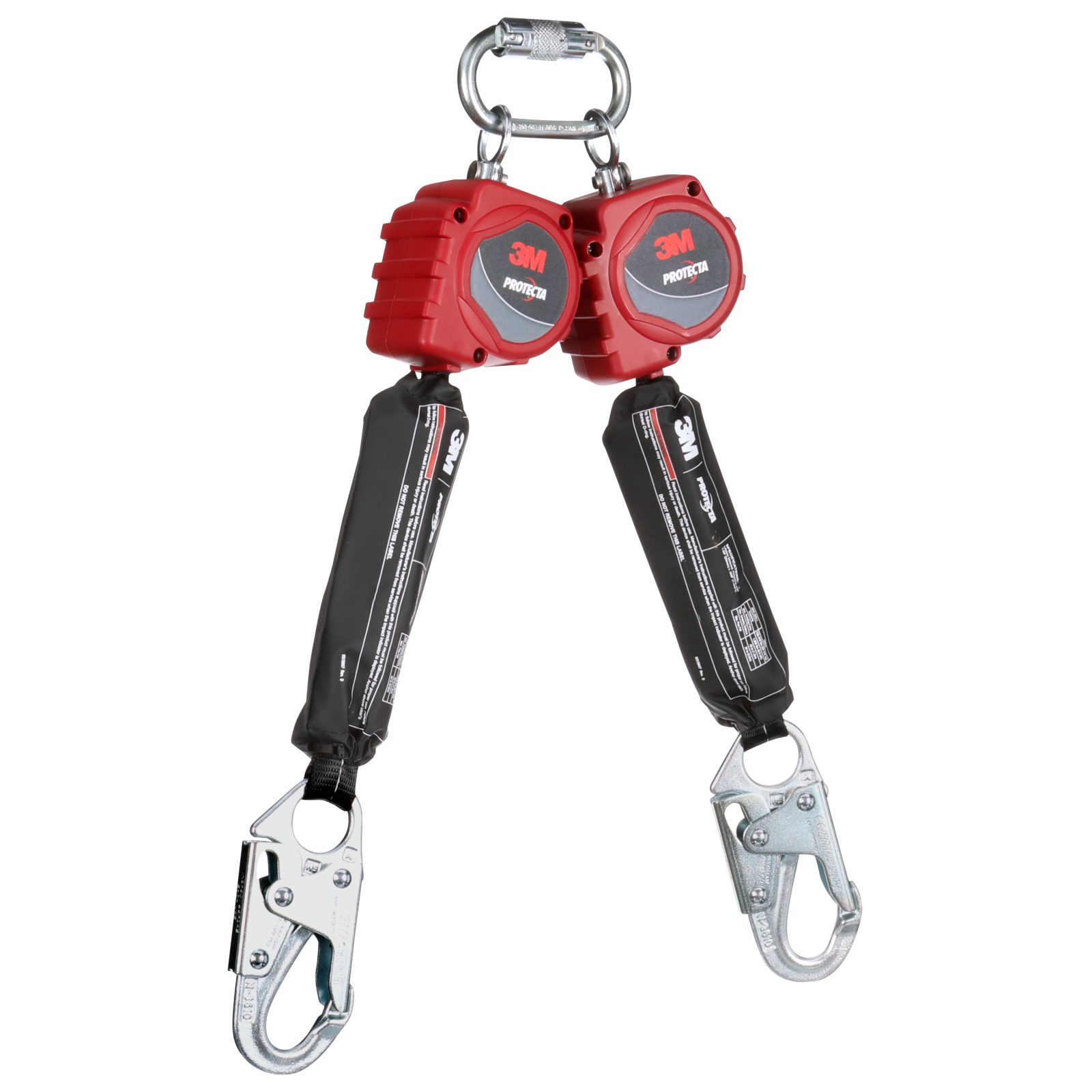 3M Protecta Twin-Leg Self-Retracting Lifeline - Web - Steel Snap Hook - 6 ft - 3100510