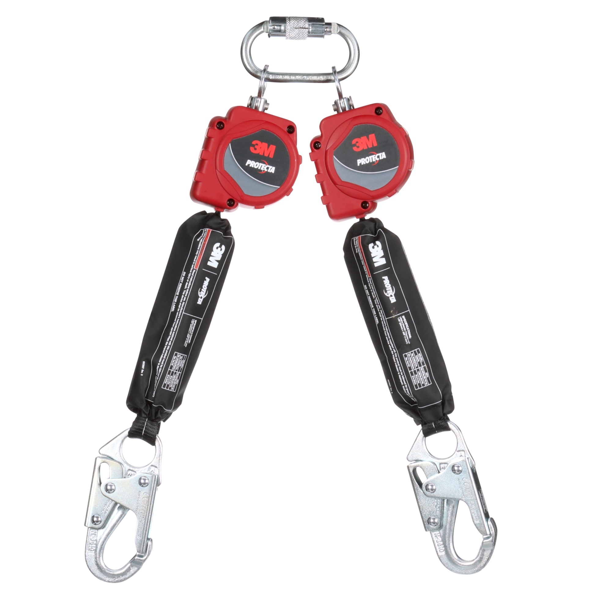 3M Protecta Twin-Leg Self-Retracting Lifeline - Web - Steel Snap Hook - 6 ft - 3100510