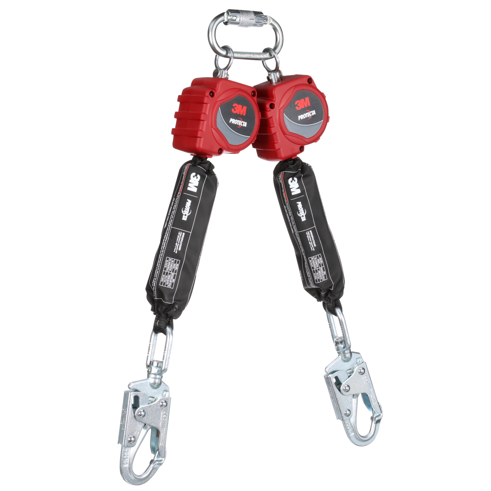3M Protecta Twin-Leg Self-Retracting Lifeline - Web - Swivel Snap Hook - 6 ft - 3100511