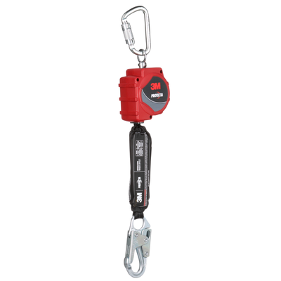 3M Protecta Self-Retracting Lifeline with Carabiner - Web - Steel Snap Hook - 11ft - 3100513