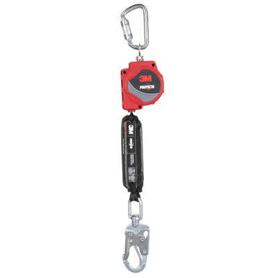 3M Protecta Self-Retracting Lifeline with Carabiner - Web - Swivel Snap Hook - 11ft - 3100514