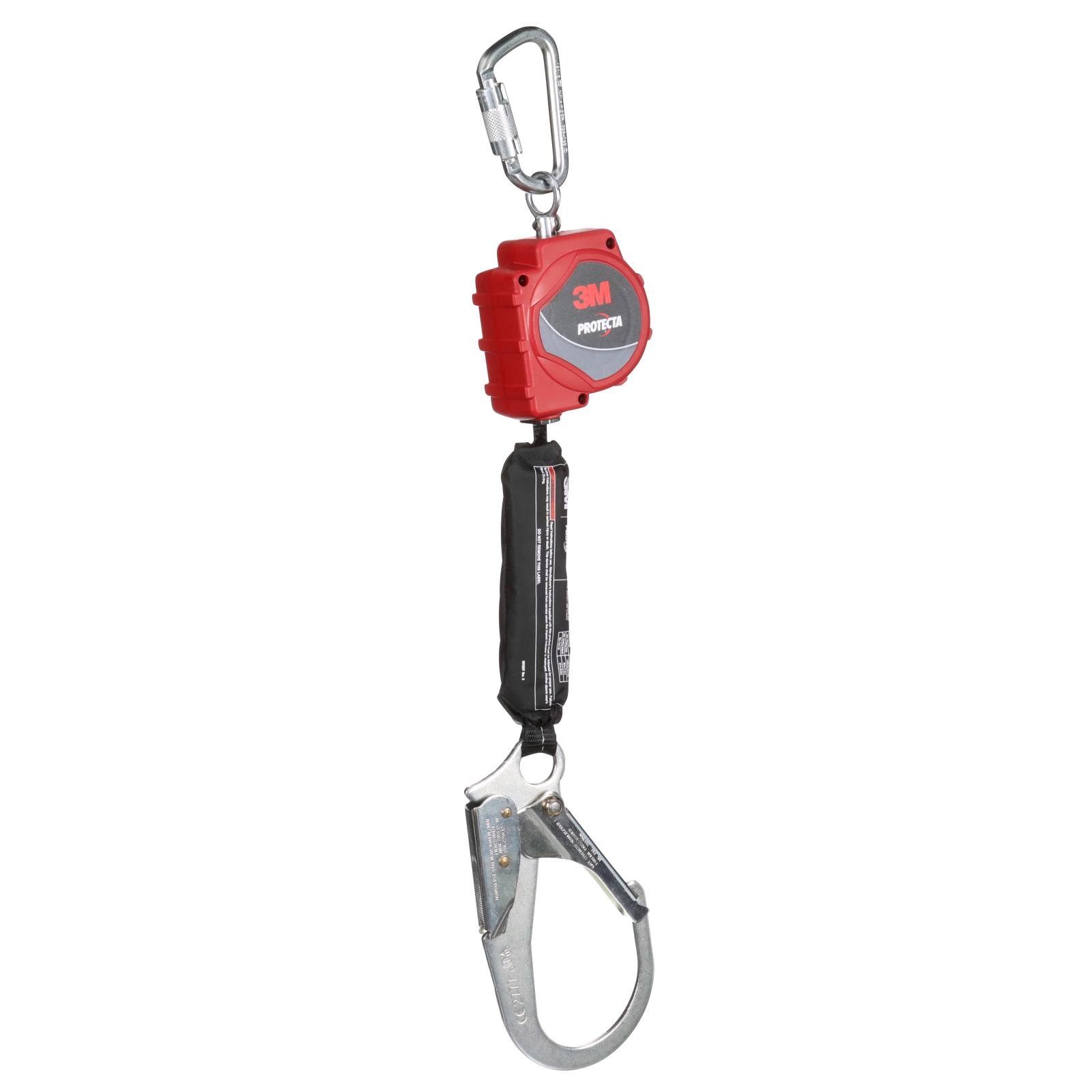 3M Protecta Self-Retracting Lifeline with Carabiner - Web - Steel Rebar Hook - 11 ft - 3100515