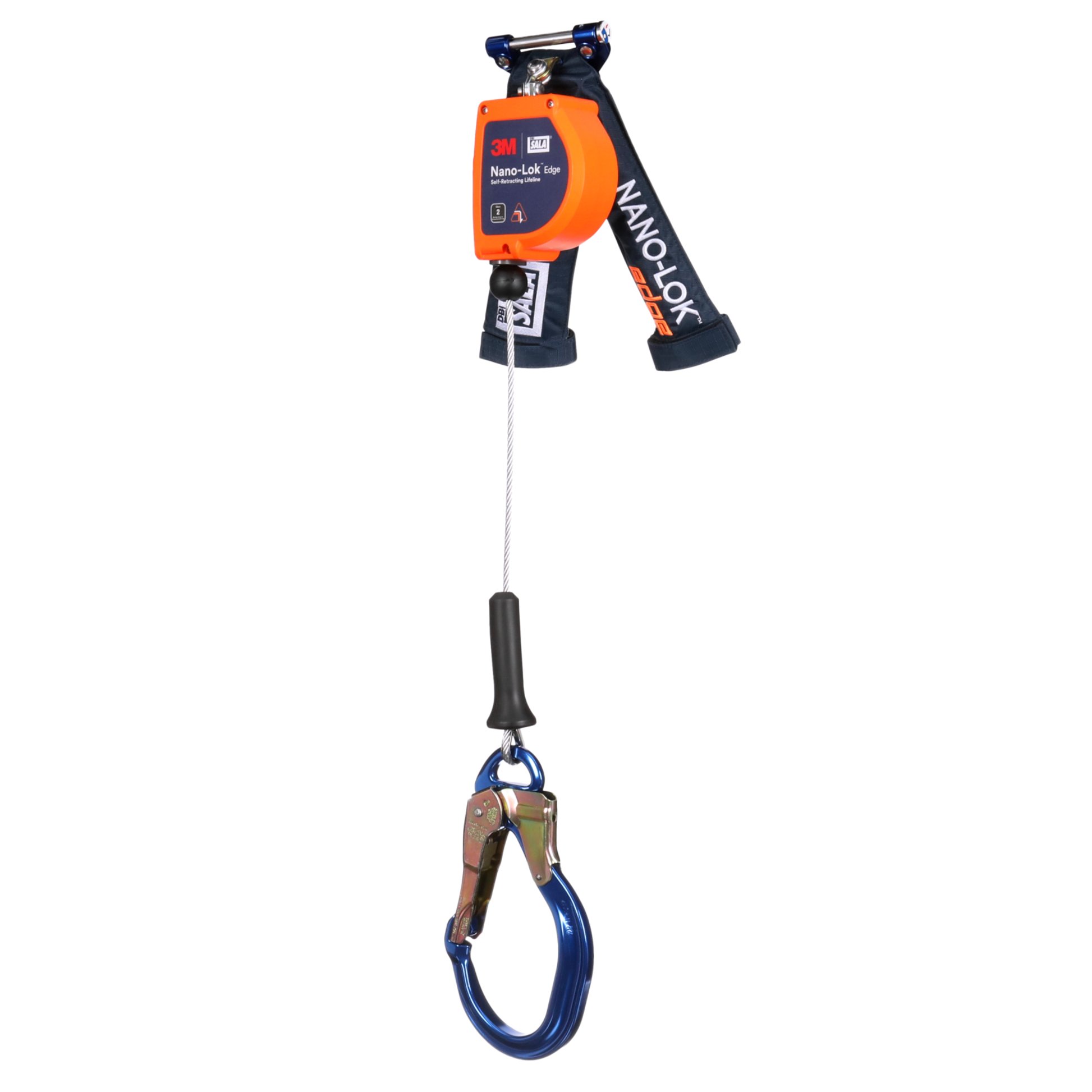 3M DBI-SALA Nano-Lok edge Personal Self-Retracting Lifeline - Galvanized Cable - 8 ft - 3500291