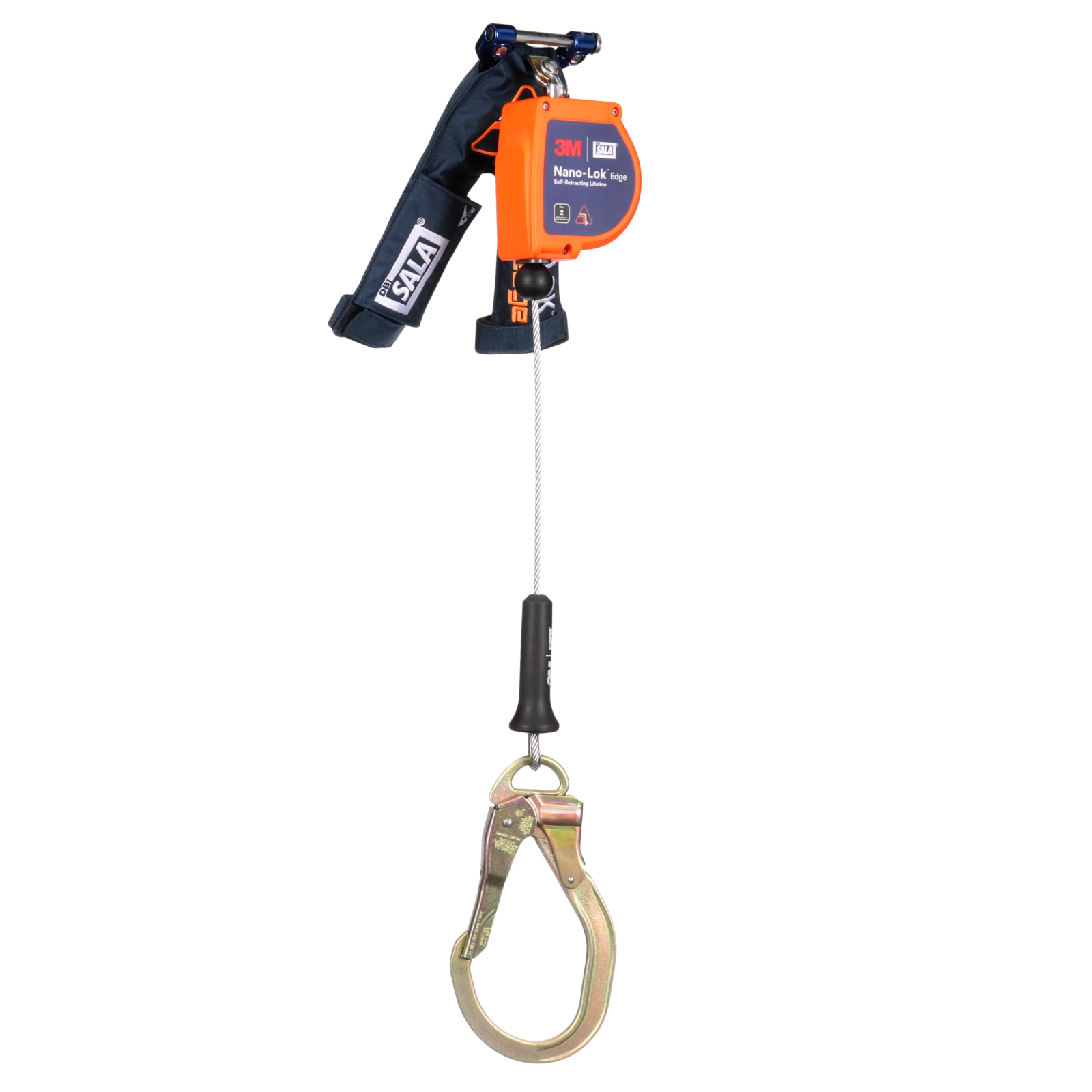 3M DBI-SALA Nano-Lok edge Personal Self-Retracting Lifeline - Galvanized Cable - 8 ft - 3500290