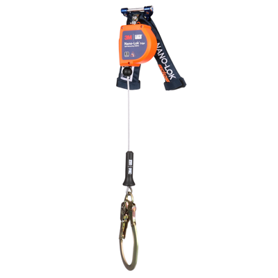 3M DBI-SALA Nano-Lok edge Personal Self-Retracting Lifeline - Galvanized Cable - 8 ft - 3500290