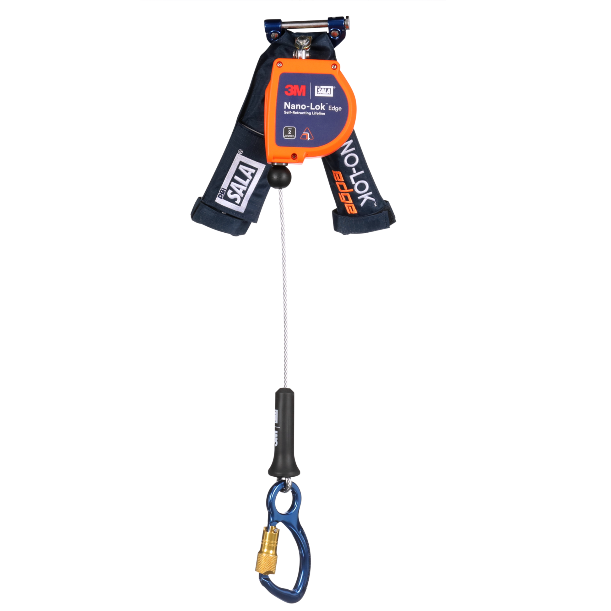 3M DBI-SALA Nano-Lok edge Personal Self-Retracting Lifeline - Galvanized Cable - 8 ft - 3500289