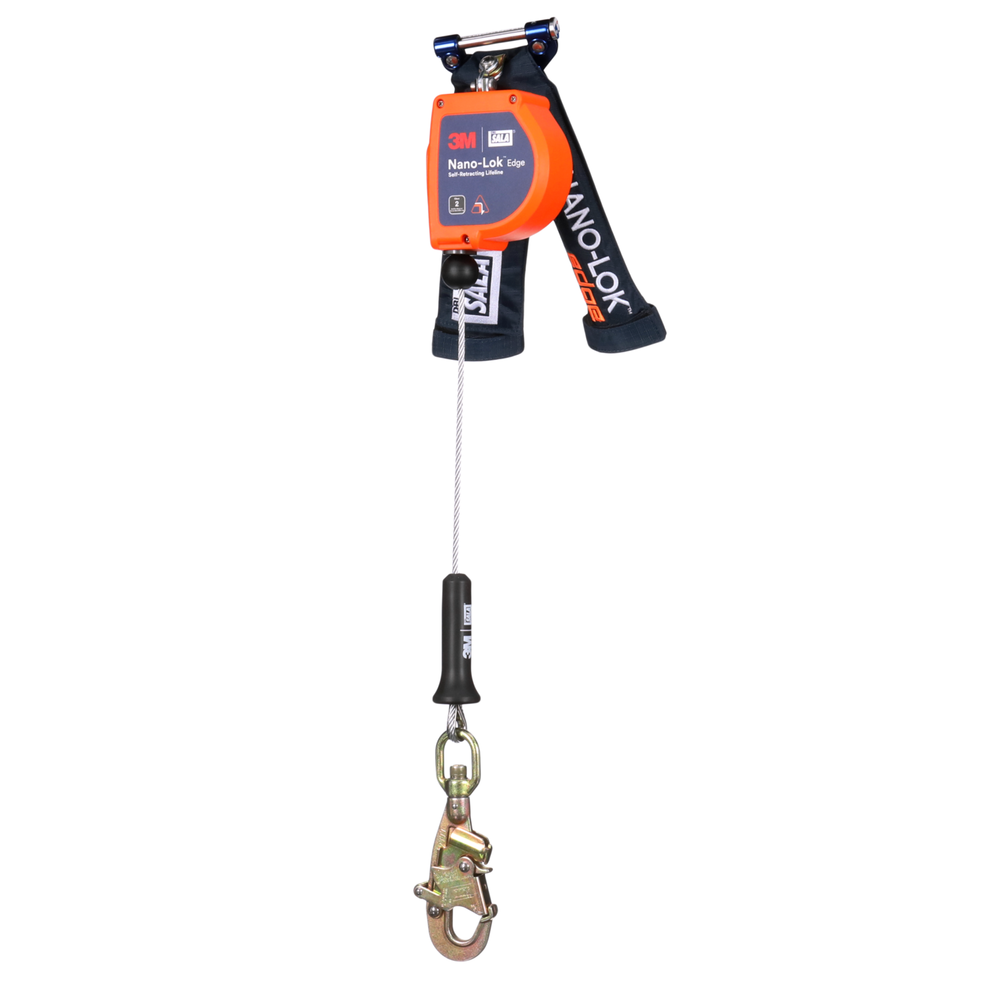 3M DBI-SALA Nano-Lok edge Personal Self-Retracting Lifeline - Galvanized Cable - 8 ft - 3500293