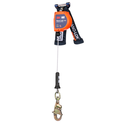 3M DBI-SALA Nano-Lok edge Personal Self-Retracting Lifeline - Galvanized Cable - 8 ft - 3500293