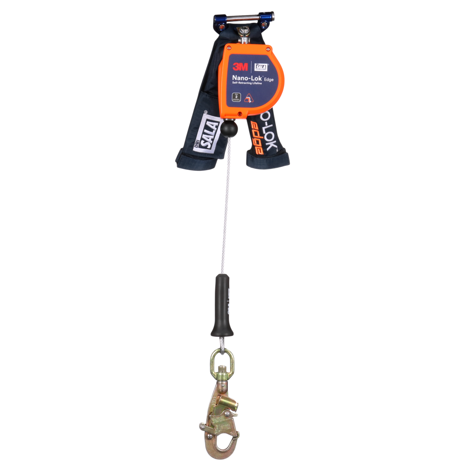 3M DBI-SALA Nano-Lok edge Personal Self-Retracting Lifeline - Galvanized Cable - 8 ft - 3500293