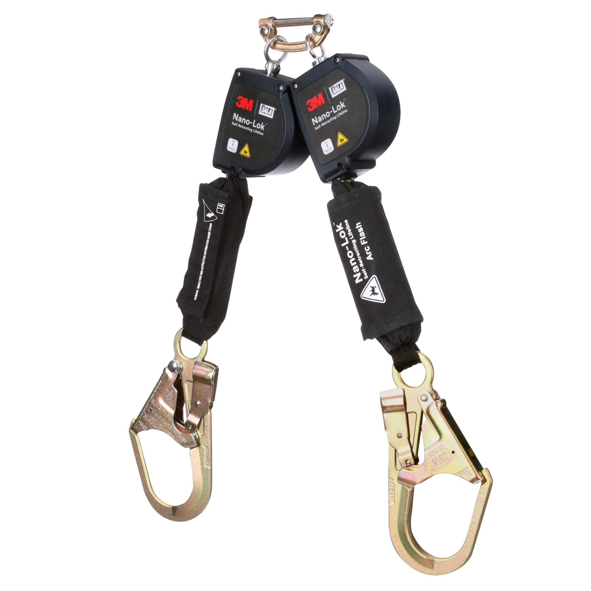 3M DBI-SALA Nano-Lok Arc Flash Twin-Leg Personal Self-Retracting Lifeline - Kevlar Fiber Web - 8 ft - 3100584