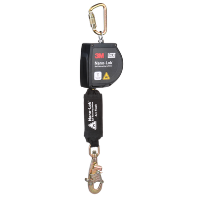 3M DBI-SALA Nano-Lok Arc Flash Self-Retracting Lifeline with Anchor Hook - Kevlar Fiber Web - 11 ft - 3100264
