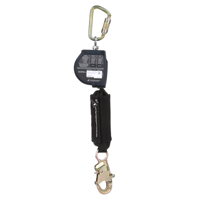 3M DBI-SALA Nano-Lok Arc Flash Self-Retracting Lifeline with Carabiner - Web - Steel Snap Hook - 8 ft - 3100580