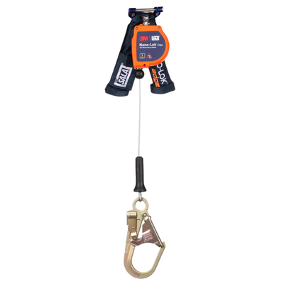 3M DBI-SALA Nano-Lok edge Personal Self-Retracting Lifeline - Galvanized Cable - 7.3 ft - 3500292
