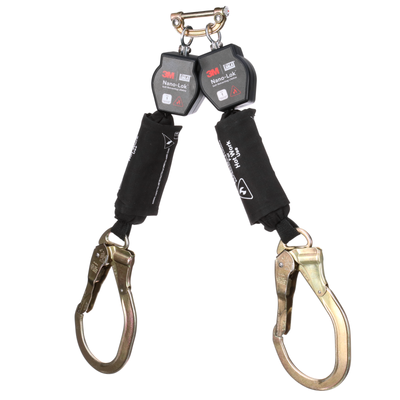 3M DBI-SALA Nano-Lok Hot Work Twin-Leg Personal Self-Retracting Lifeline - Kevlar Fiber Web - 6 ft - 3100568
