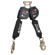 3M DBI-SALA Nano-Lok Arc Flash Twin-Leg Personal Self-Retracting Lifeline - Kevlar Fiber Web - 8 ft - 3100582