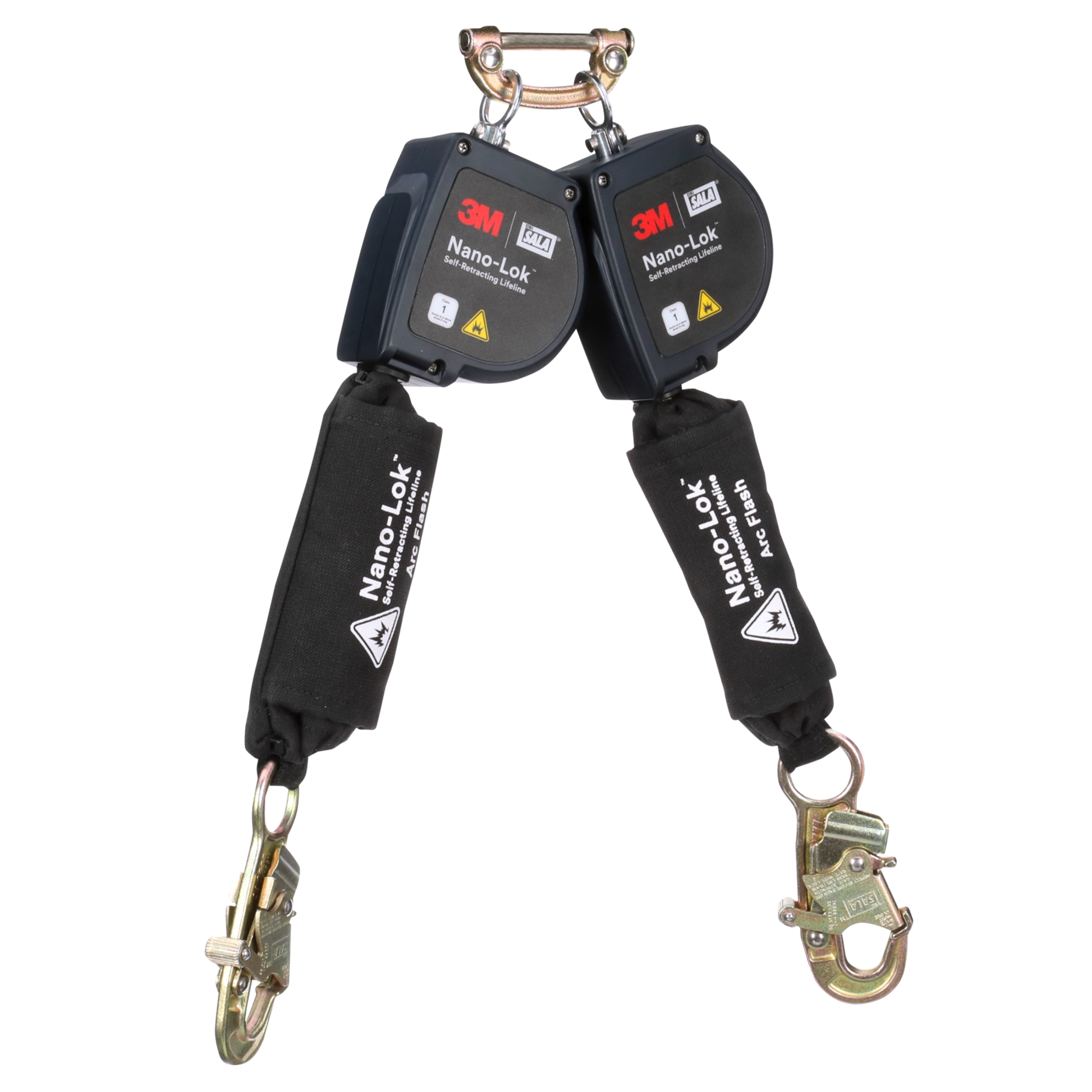 3M DBI-SALA Nano-Lok Arc Flash Twin-Leg Personal Self-Retracting Lifeline - Kevlar Fiber Web - 8 ft - 3100582