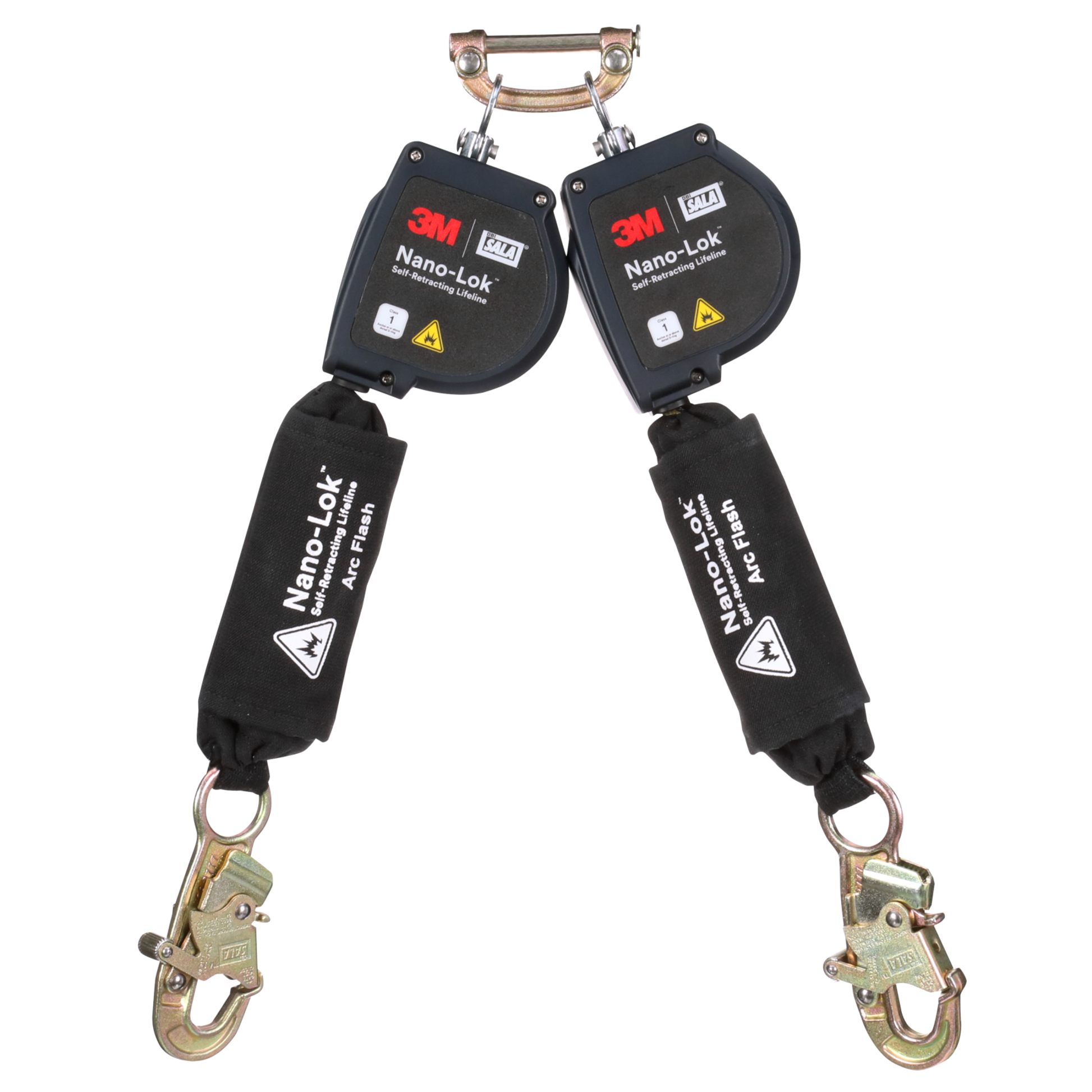 3M DBI-SALA Nano-Lok Arc Flash Twin-Leg Personal Self-Retracting Lifeline - Kevlar Fiber Web - 8 ft - 3100582