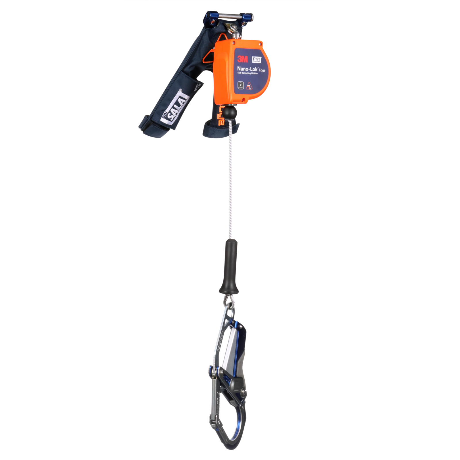 3M DBI-SALA Nano-Lok edge Personal Self-Retracting Lifeline - Galvanized Cable - 7 ft - 3500296