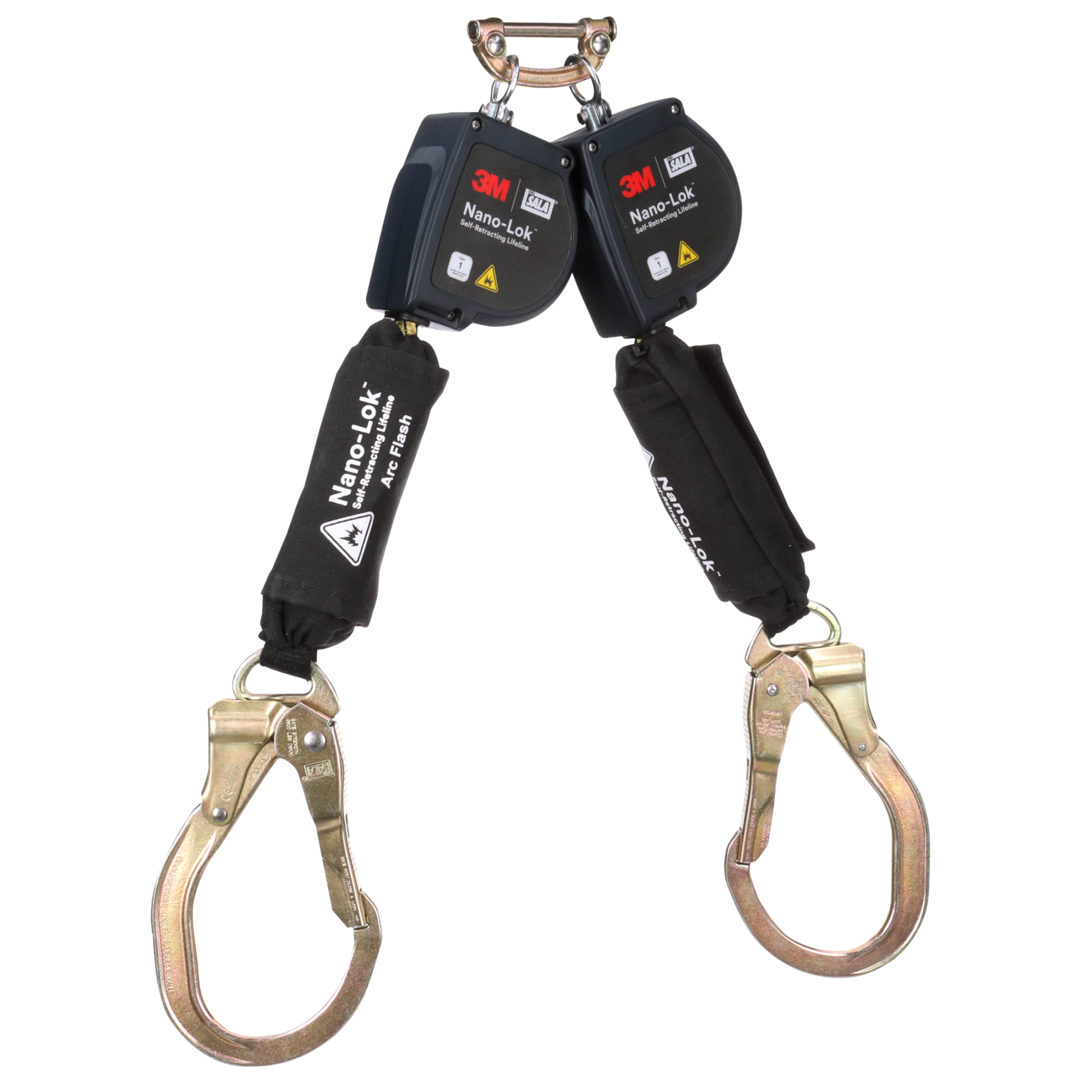 3M DBI-SALA Nano-Lok Arc Flash Twin-Leg Personal Self-Retracting Lifeline - Kevlar Fiber Web - 8 ft - 3100585