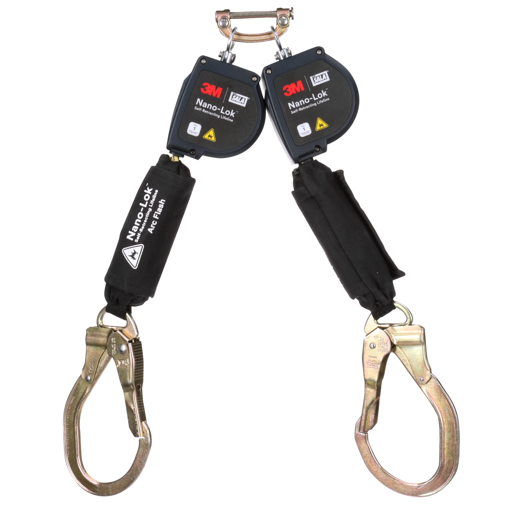 3M DBI-SALA Nano-Lok Arc Flash Twin-Leg Personal Self-Retracting Lifeline - Kevlar Fiber Web - 8 ft - 3100585