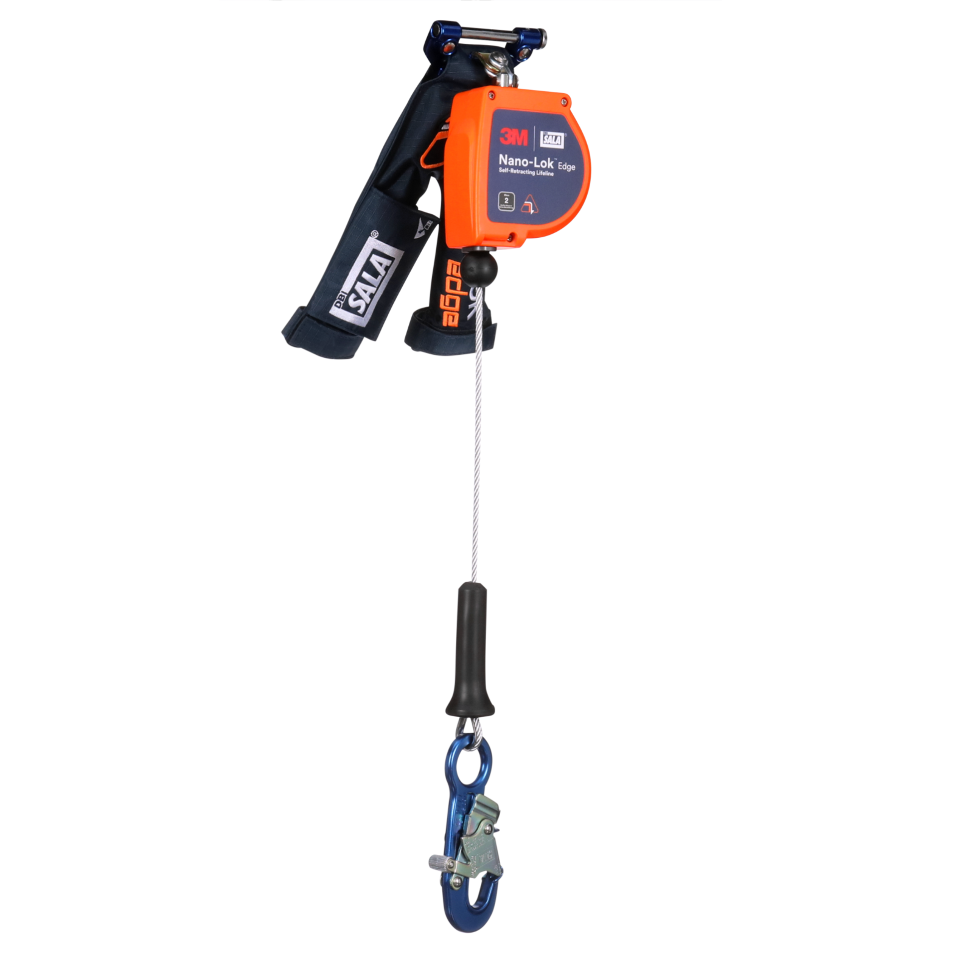 3M DBI-SALA Nano-Lok edge Personal Self-Retracting Lifeline - Galvanized Cable - 8 ft - 3500295