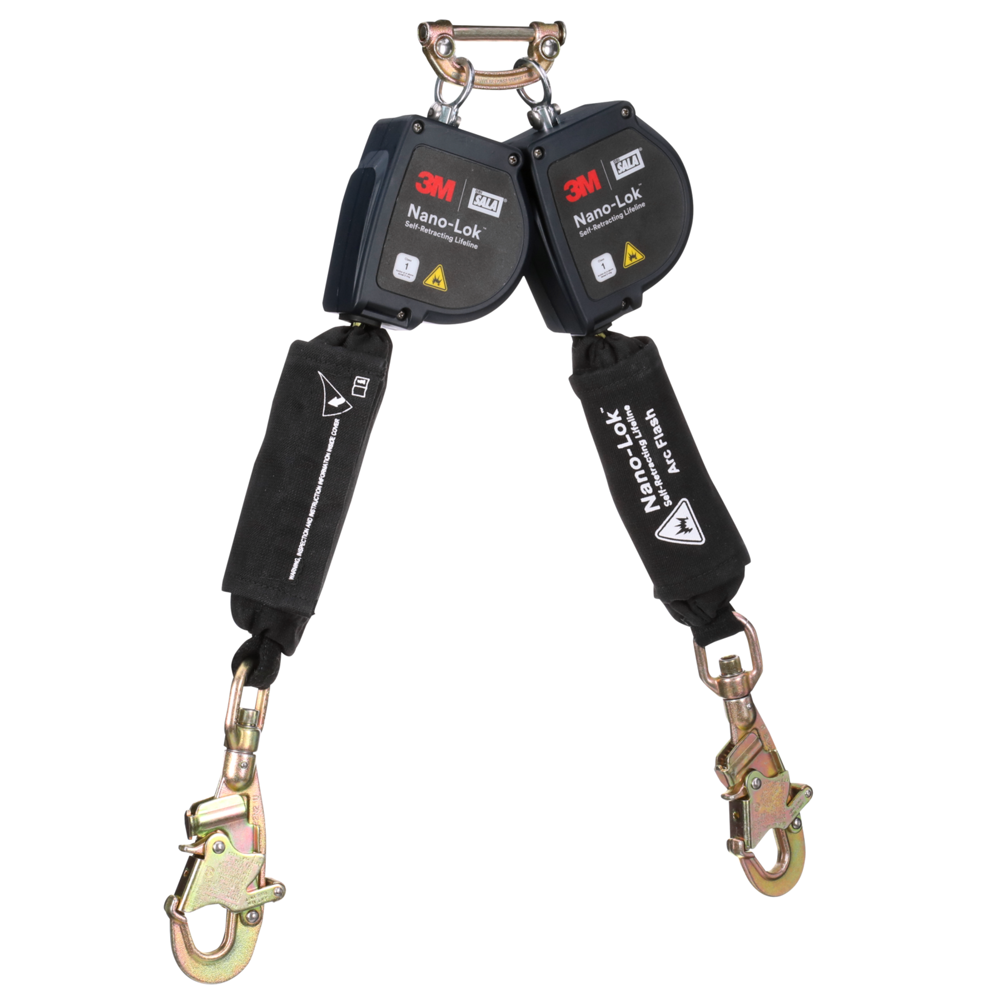3M DBI-SALA Nano-Lok Arc Flash Twin-Leg Personal Self-Retracting Lifeline - Kevlar Fiber Web - 8 ft - 3100583