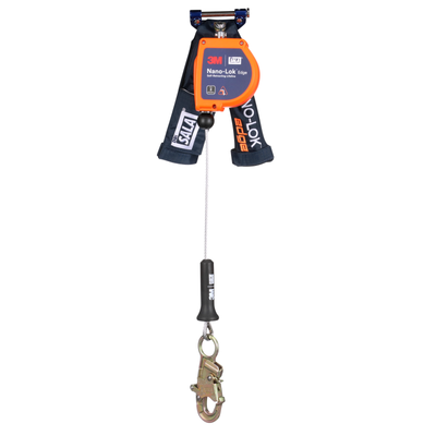 3M DBI-SALA Nano-Lok edge Personal Self-Retracting Lifeline - Galvanized Cable - 8 ft - 3500288