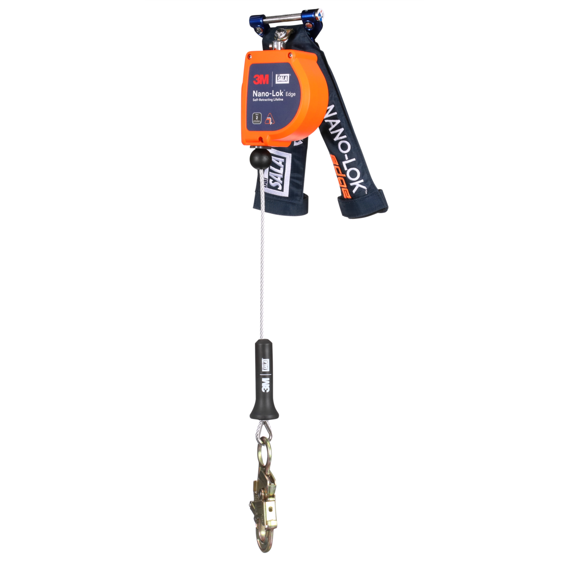 3M DBI-SALA Nano-Lok edge Personal Self-Retracting Lifeline - Galvanized Cable - 8 ft - 3500288