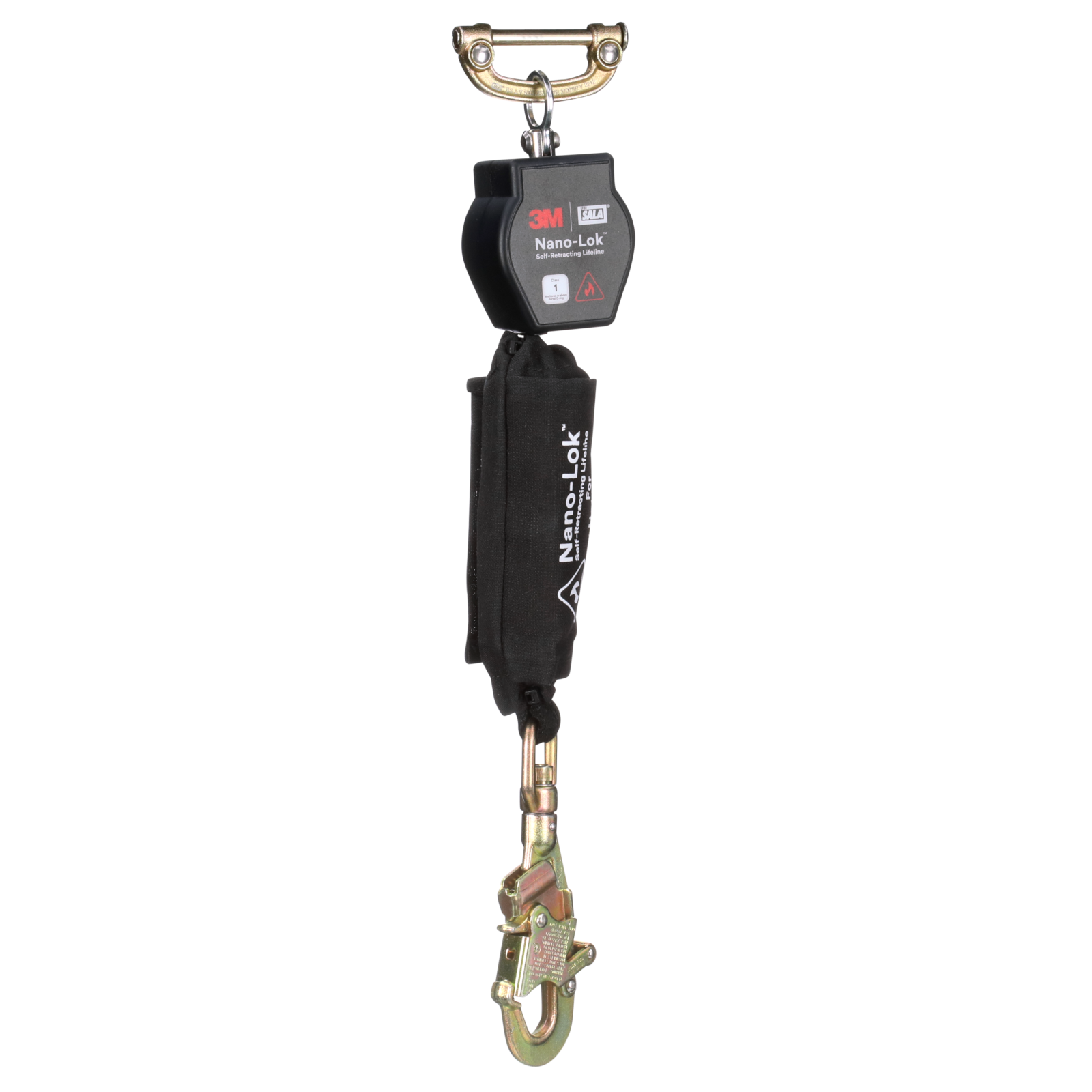 3M DBI-SALA Nano-Lok Hot Work Personal Self-Retracting Lifeline - Kevlar Fiber Web - 6 ft - 3100556