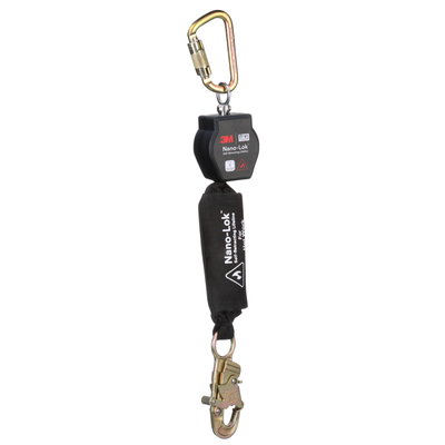 3M DBI-SALA Nano-Lok Hot Work Self-Retracting Lifeline with Anchor Hook - Kevlar Fiber Web - 6 ft - 3100562