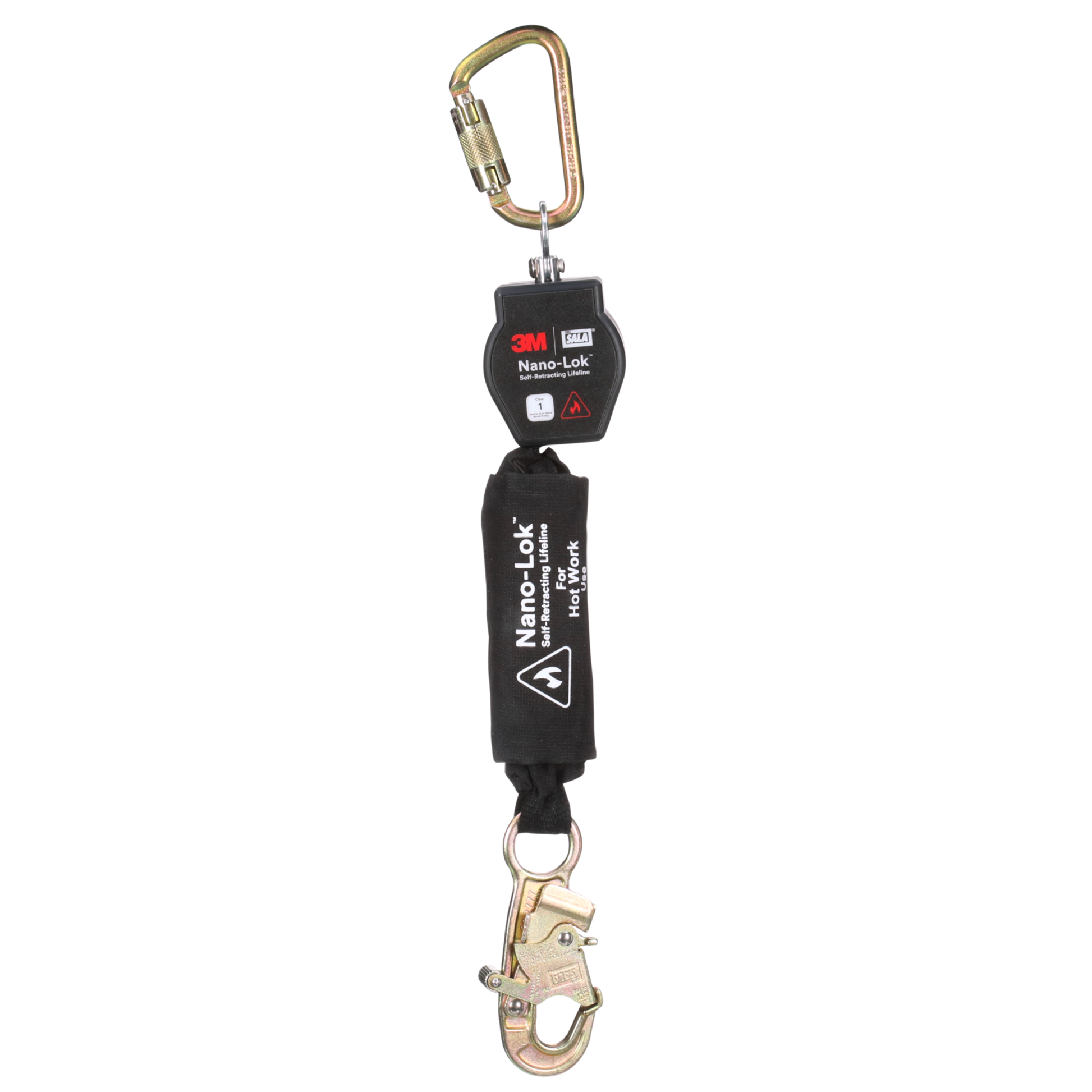 3M DBI-SALA Nano-Lok Hot Work Self-Retracting Lifeline with Anchor Hook - Kevlar Fiber Web - 6 ft - 3100562