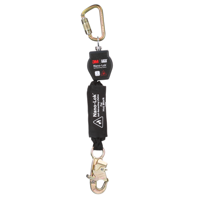 3M DBI-SALA Nano-Lok Hot Work Self-Retracting Lifeline with Anchor Hook - Kevlar Fiber Web - 6 ft - 3100562
