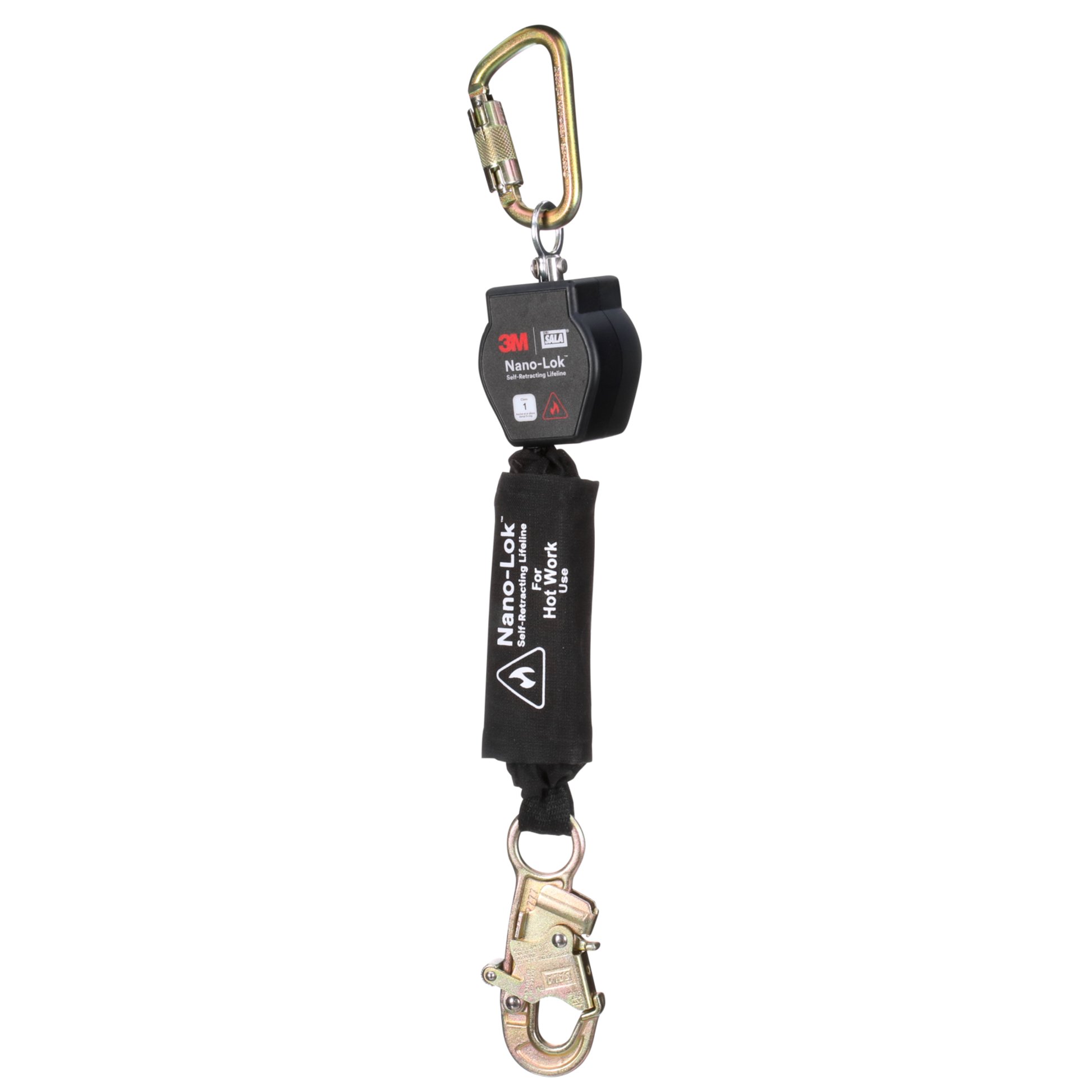 3M DBI-SALA Nano-Lok Hot Work Self-Retracting Lifeline with Anchor Hook - Kevlar Fiber Web - 6 ft - 3100562