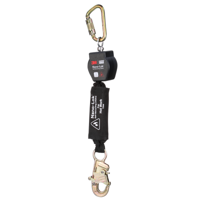 3M DBI-SALA Nano-Lok Hot Work Self-Retracting Lifeline with Anchor Hook - Kevlar Fiber Web - 6 ft - 3100562