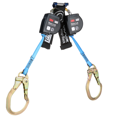 3M DBI-SALA Nano-Lok Self-Retracting Lifeline with Quick Connect - Web - Wrap Back - 8 ft. - 3100618
