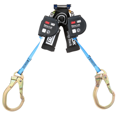 3M DBI-SALA Nano-Lok Self-Retracting Lifeline with Quick Connect - Web - Wrap Back - 8 ft. - 3100618