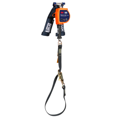 3M DBI-SALA Nano-Lok edge Tie-Back Personal Self-Retracting Lifeline - Galvanized Cable - 9 ft - 3500297