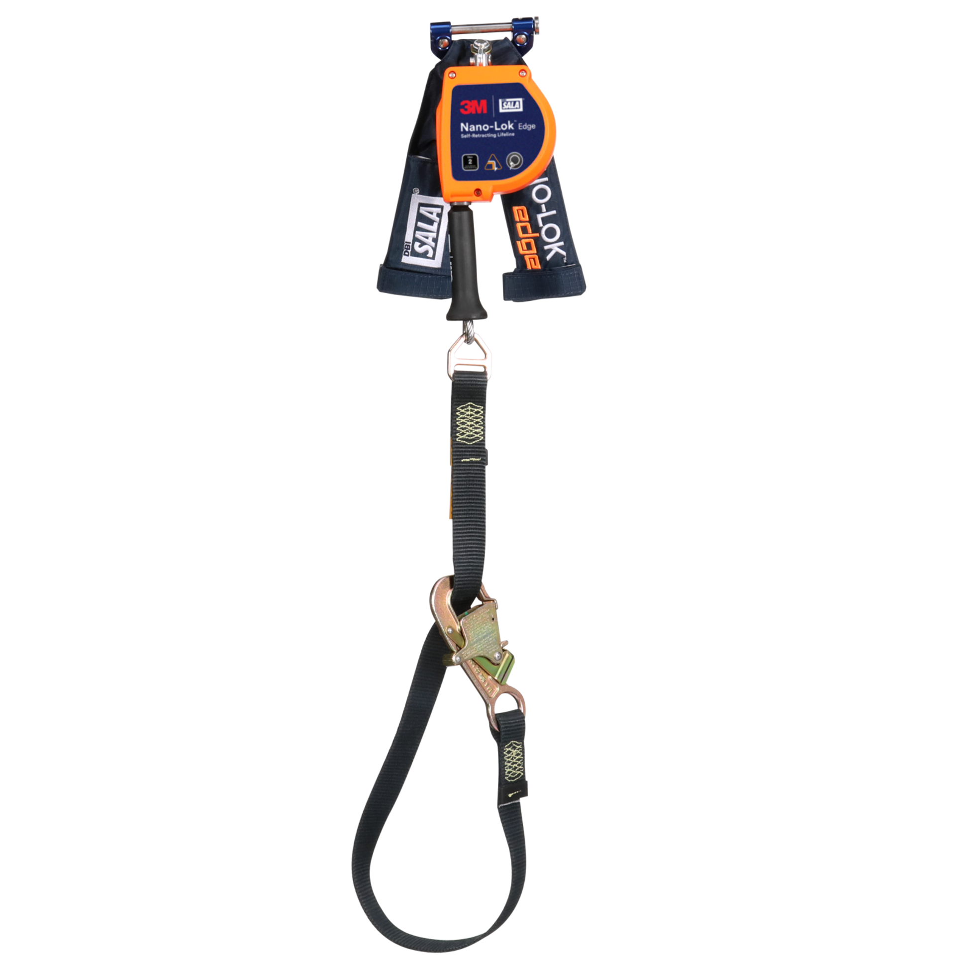 3M DBI-SALA Nano-Lok edge Tie-Back Personal Self-Retracting Lifeline - Galvanized Cable - 9 ft - 3500297