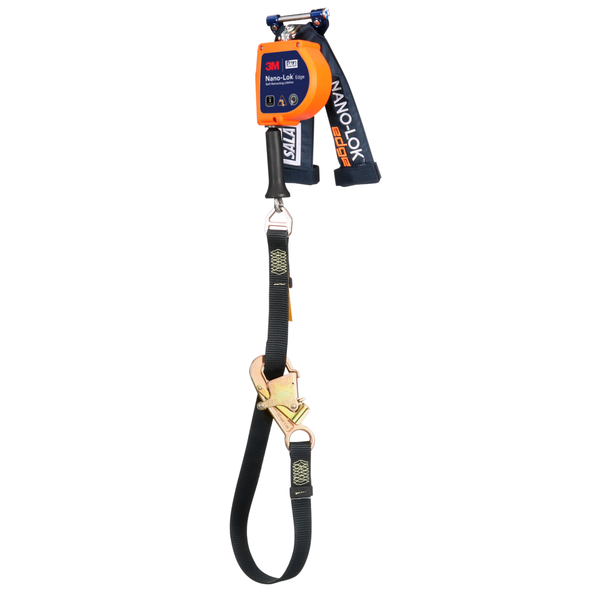 3M DBI-SALA Nano-Lok edge Tie-Back Personal Self-Retracting Lifeline - Galvanized Cable - 9 ft - 3500297