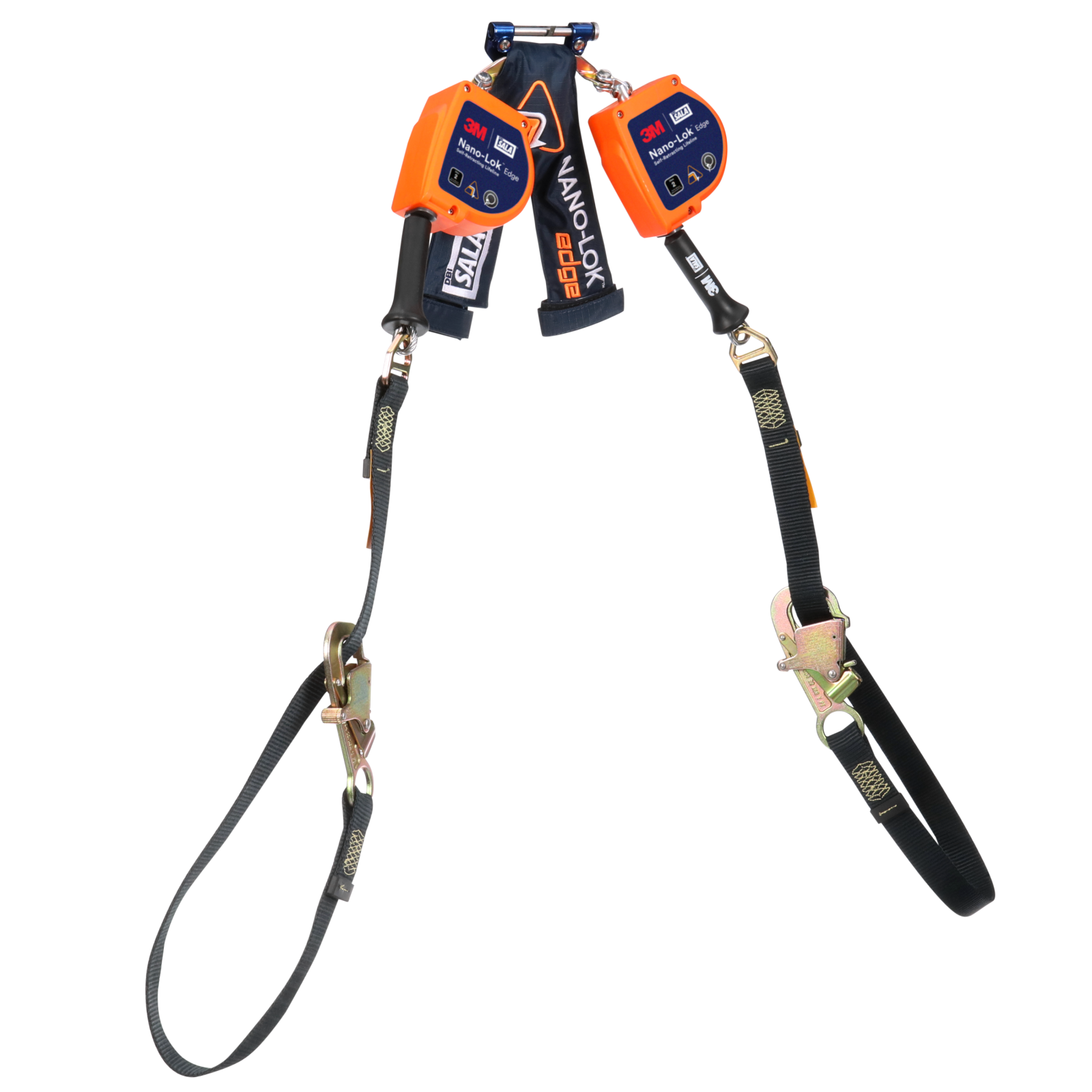 3M DBI-SALA Nano-Lok edge Twin-Leg Tie-Back Personal Self-Retracting Lifeline - Galvanized Cable - 9 ft - 3500287