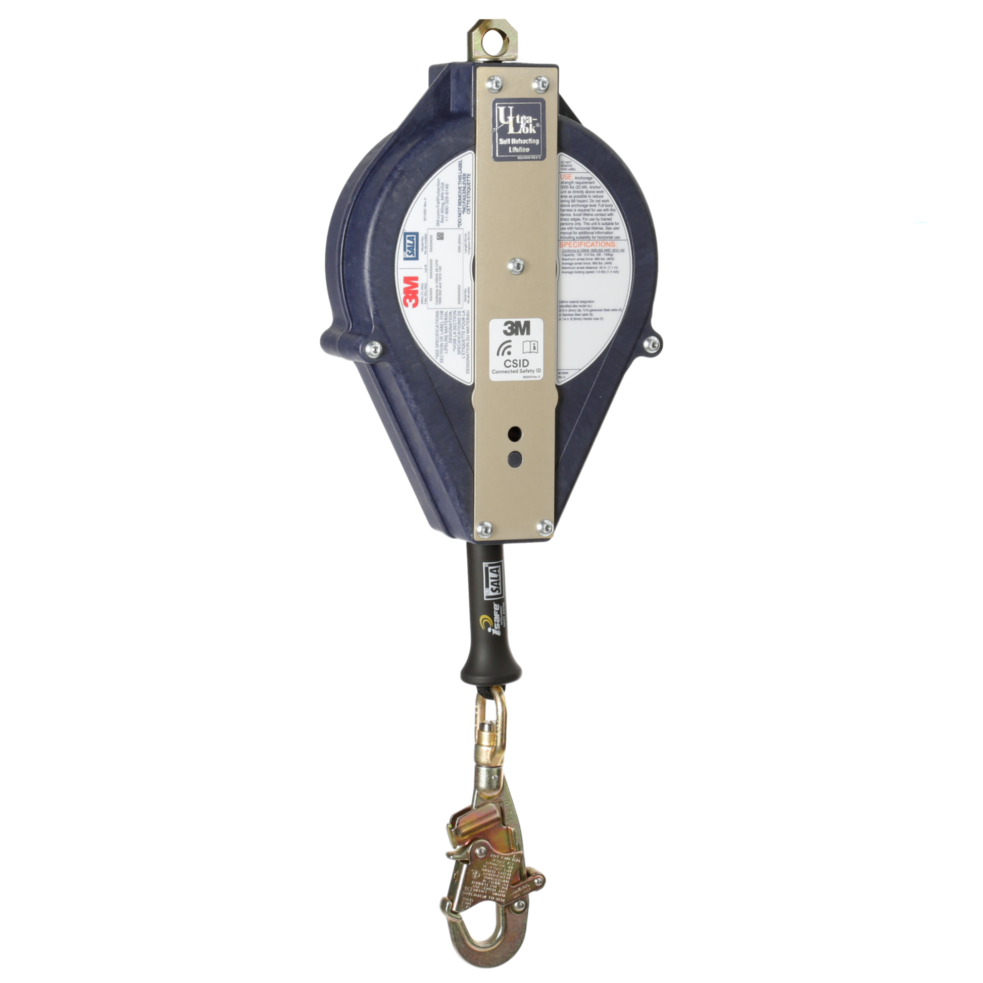 3M DBI-SALA Ultra-Lok Self-Retracting Lifeline - Rope - 50 ft - 3503883