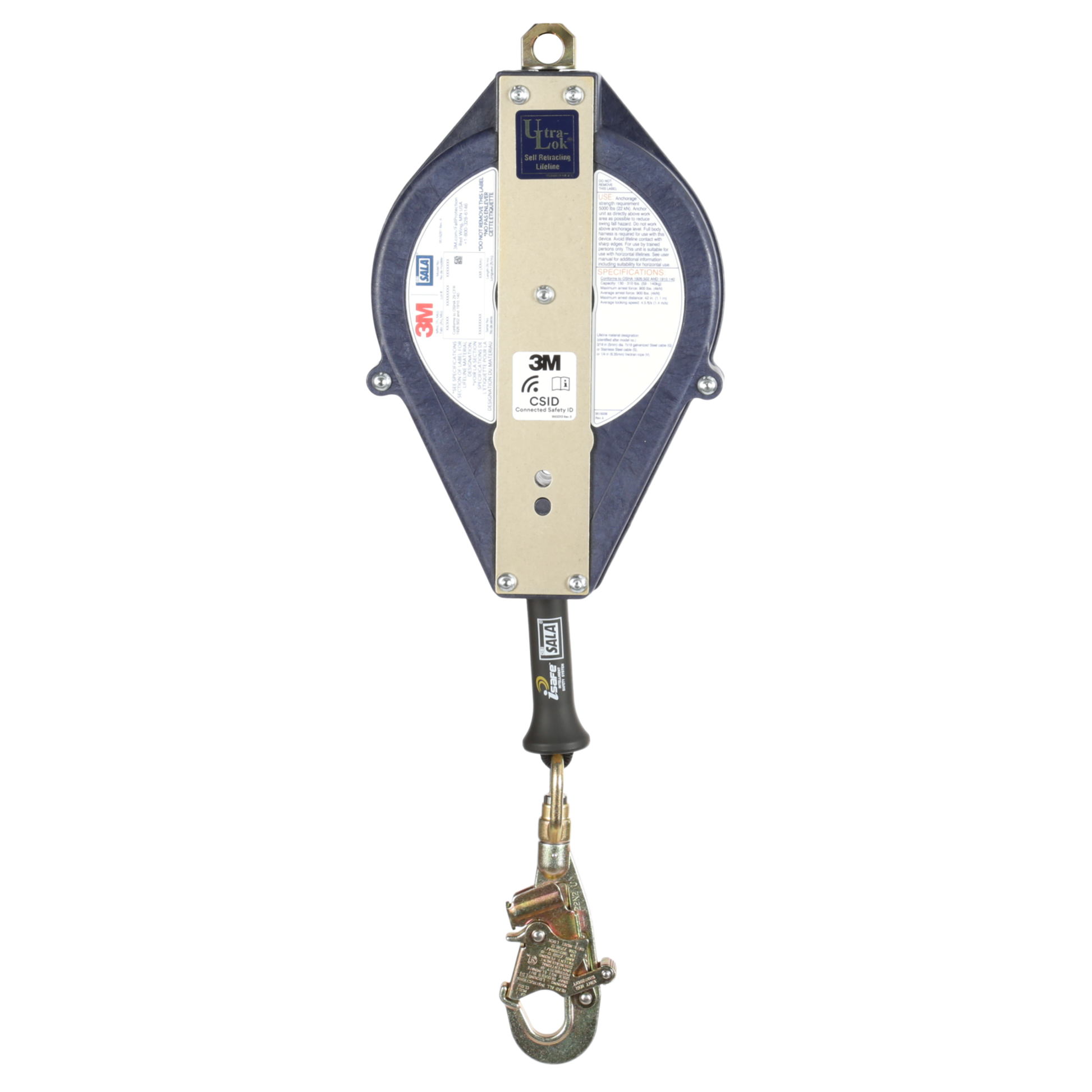 3M DBI-SALA Ultra-Lok Self-Retracting Lifeline - Rope - 50 ft - 3503883