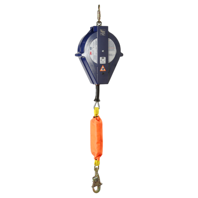 3M DBI-SALA Ultra-Lok Leading Edge Self-Retracting Lifeline - Aluminum Housing - Galvanized Steel Cable - 55 ft - 3503885