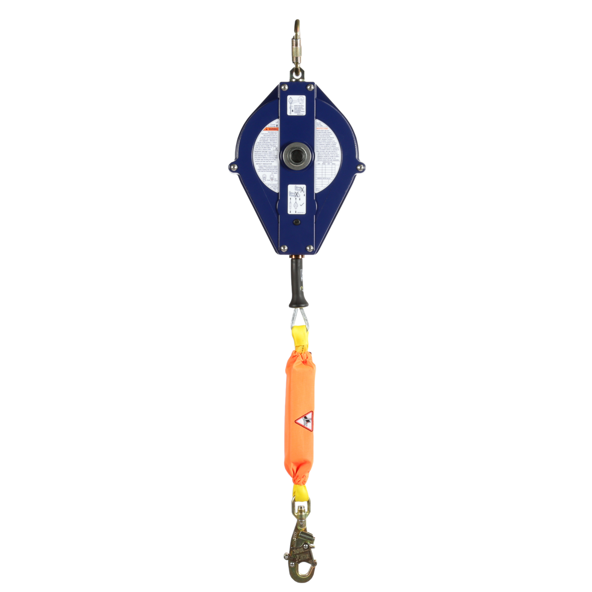 3M DBI-SALA Ultra-Lok Leading Edge Self-Retracting Lifeline - Aluminum Housing - Galvanized Steel Cable - 55 ft - 3503885