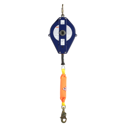 3M DBI-SALA Ultra-Lok Leading Edge Self-Retracting Lifeline - Aluminum Housing - Galvanized Steel Cable - 55 ft - 3503885