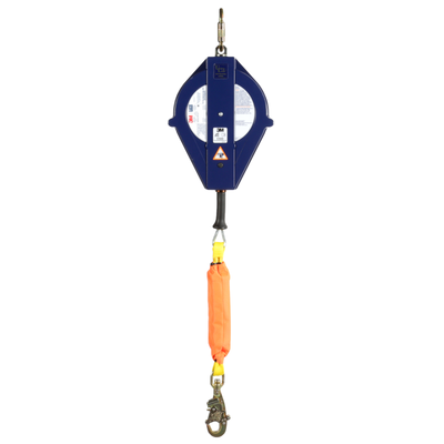 3M DBI-SALA Ultra-Lok Leading Edge Self-Retracting Lifeline - Aluminum Housing - Galvanized Steel Cable - 55 ft - 3503885